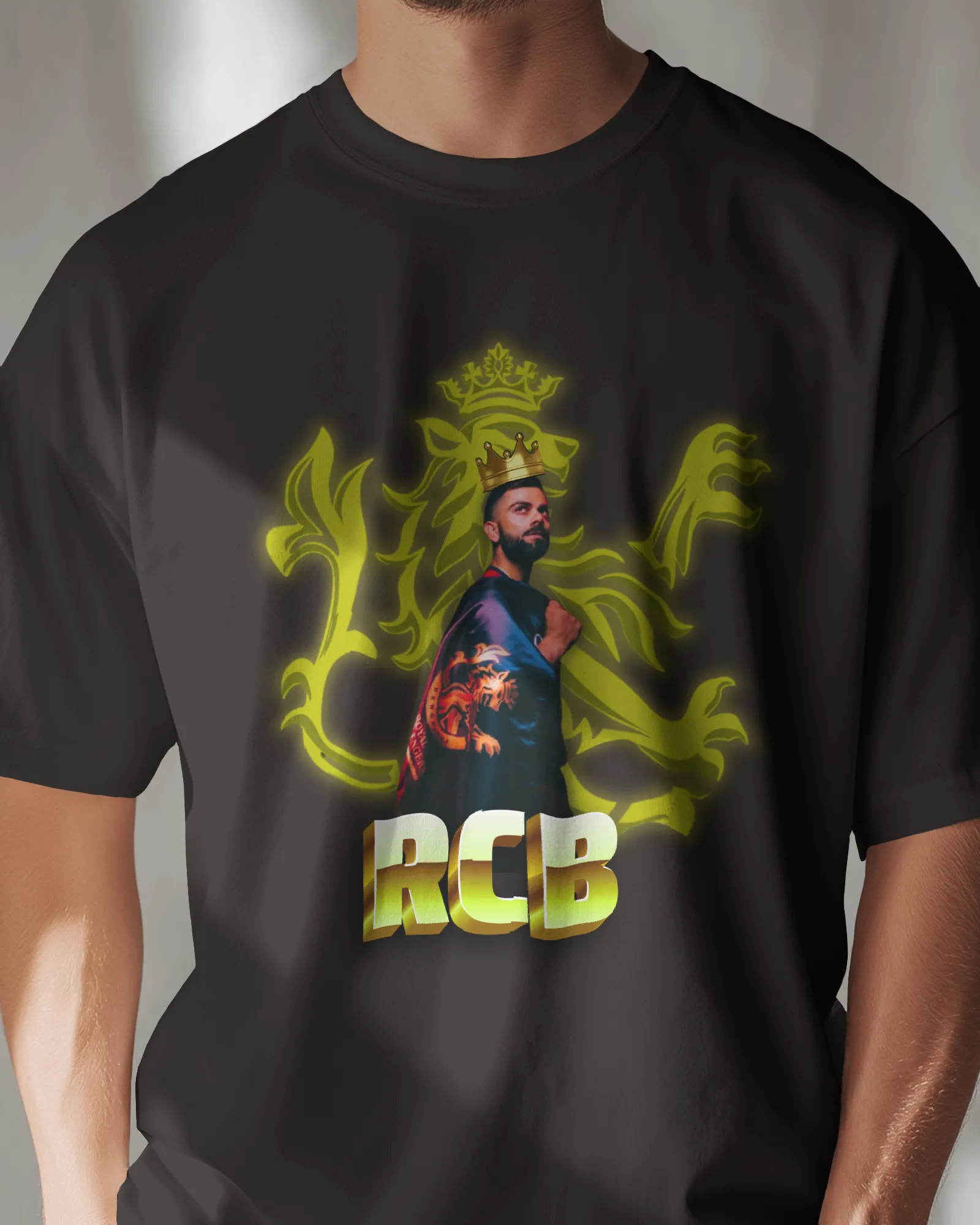 ['Premium RCB Royal Cricket Glow Print T-Shirt | Limited Edition by YORD (T-Shirts) - photo 1 of 3', 'Premium RCB Royal Cricket Glow Print T-Shirt | Limited Edition by YORD (T-Shirts) - photo 2 of 3', 'Premium RCB Royal Cricket Glow Print T-Shirt | Limited Edition by YORD (T-Shirts) - photo 3 of 3']