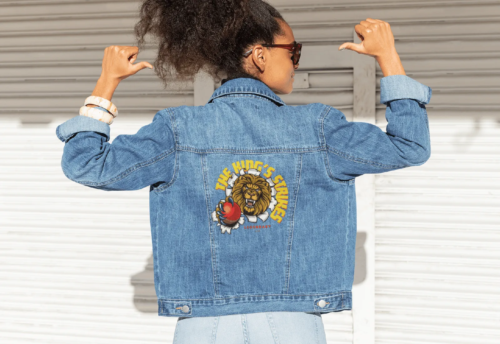 ["Premium RCB The Lion's Pride Embroidered Denim Jacket by YORD (Denim) - photo 1 of 5", "Premium RCB The Lion's Pride Embroidered Denim Jacket by YORD (Denim) - photo 2 of 5", "Premium RCB The Lion's Pride Embroidered Denim Jacket by YORD (Denim) - photo 3 of 5", "Premium RCB The Lion's Pride Embroidered Denim Jacket by YORD (Denim) - photo 4 of 5", "Premium RCB The Lion's Pride Embroidered Denim Jacket by YORD (Denim) - photo 5 of 5"]