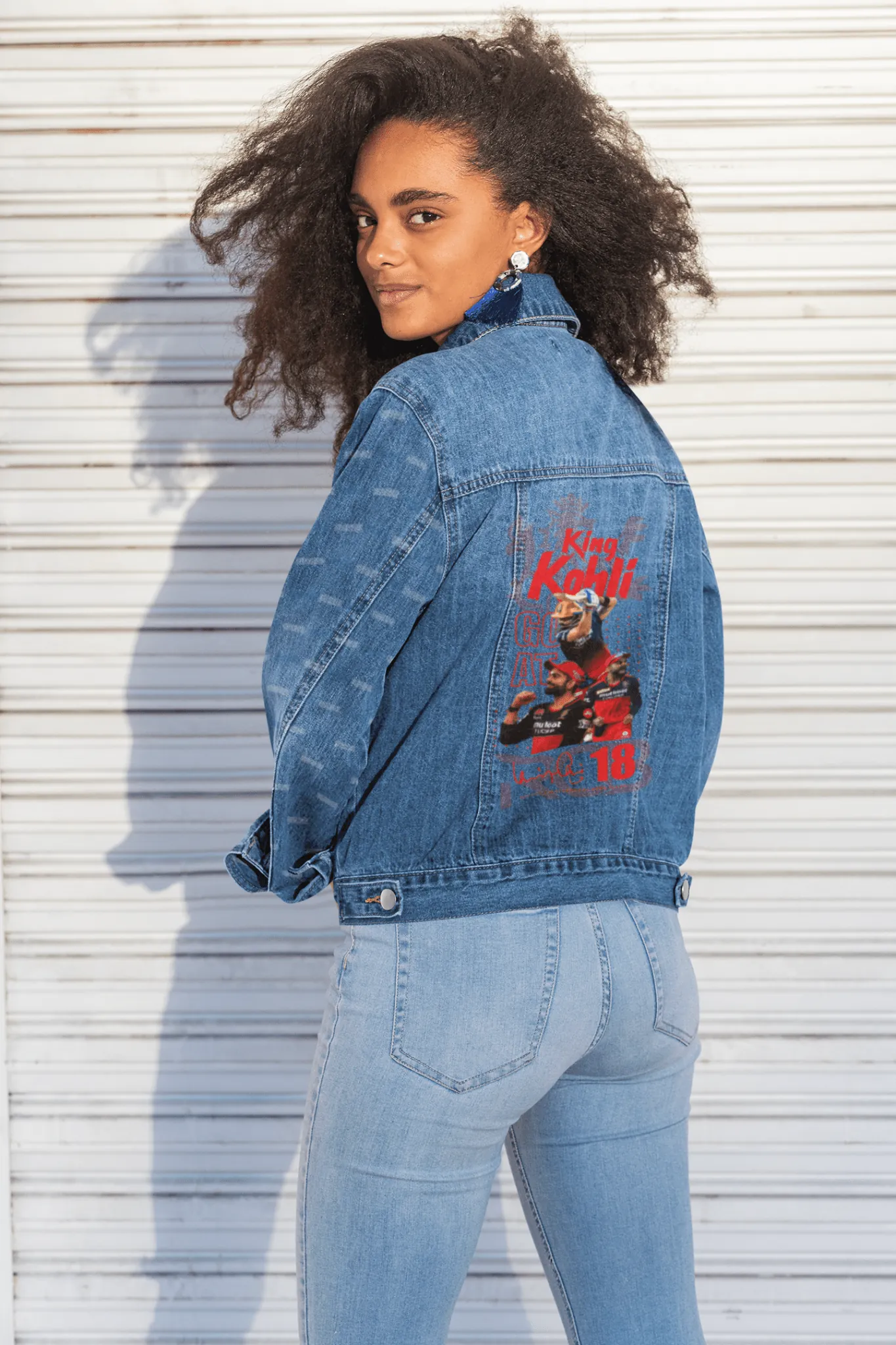 ['Premium RCB Virat Kohli King Denim Jacket - Limited Edition by YORD (Denim) - photo 1 of 6', 'Premium RCB Virat Kohli King Denim Jacket - Limited Edition by YORD (Denim) - photo 2 of 6', 'Premium RCB Virat Kohli King Denim Jacket - Limited Edition by YORD (Denim) - photo 3 of 6', 'Premium RCB Virat Kohli King Denim Jacket - Limited Edition by YORD (Denim) - photo 4 of 6', 'Premium RCB Virat Kohli King Denim Jacket - Limited Edition by YORD (Denim) - photo 5 of 6', 'Premium RCB Virat Kohli King Denim Jacke
