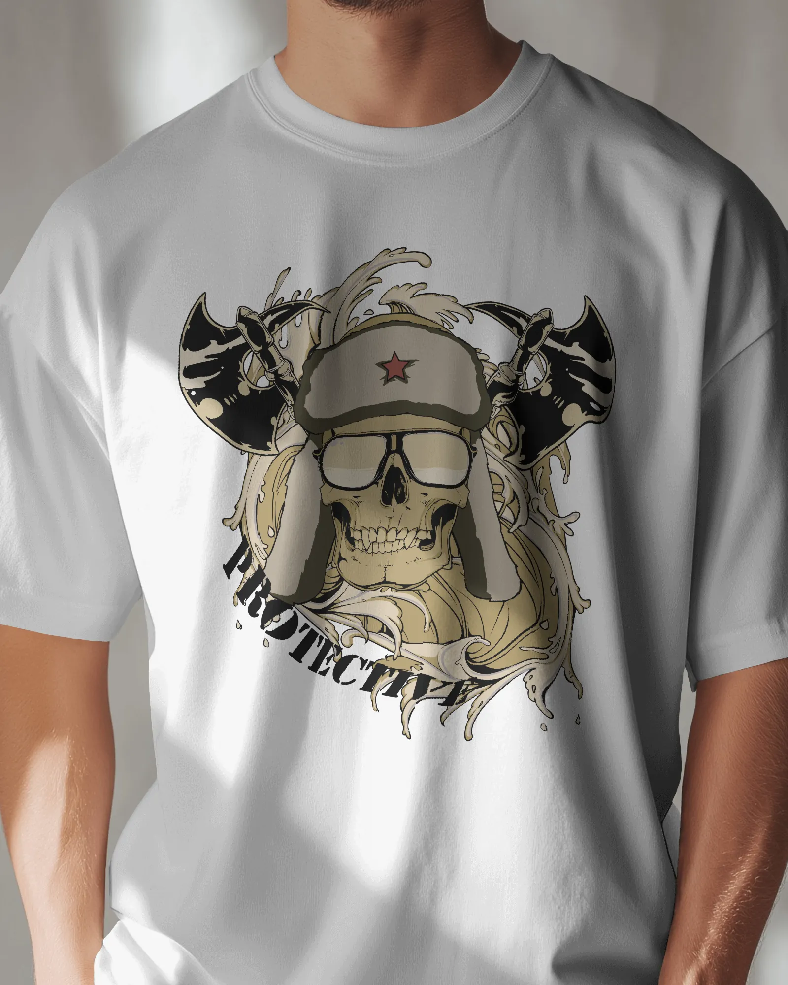 ['Premium Sheriff Skull Limited Edition Graphic T-shirt by YORD (T-Shirts) - photo 1 of 7', 'Premium Sheriff Skull Limited Edition Graphic T-shirt by YORD (T-Shirts) - photo 2 of 7', 'Premium Sheriff Skull Limited Edition Graphic T-shirt by YORD (T-Shirts) - photo 3 of 7', 'Premium Sheriff Skull Limited Edition Graphic T-shirt by YORD (T-Shirts) - photo 4 of 7', 'Premium Sheriff Skull Limited Edition Graphic T-shirt by YORD (T-Shirts) - photo 5 of 7', 'Premium Sheriff Skull Limited Edition Graphic T-shirt b