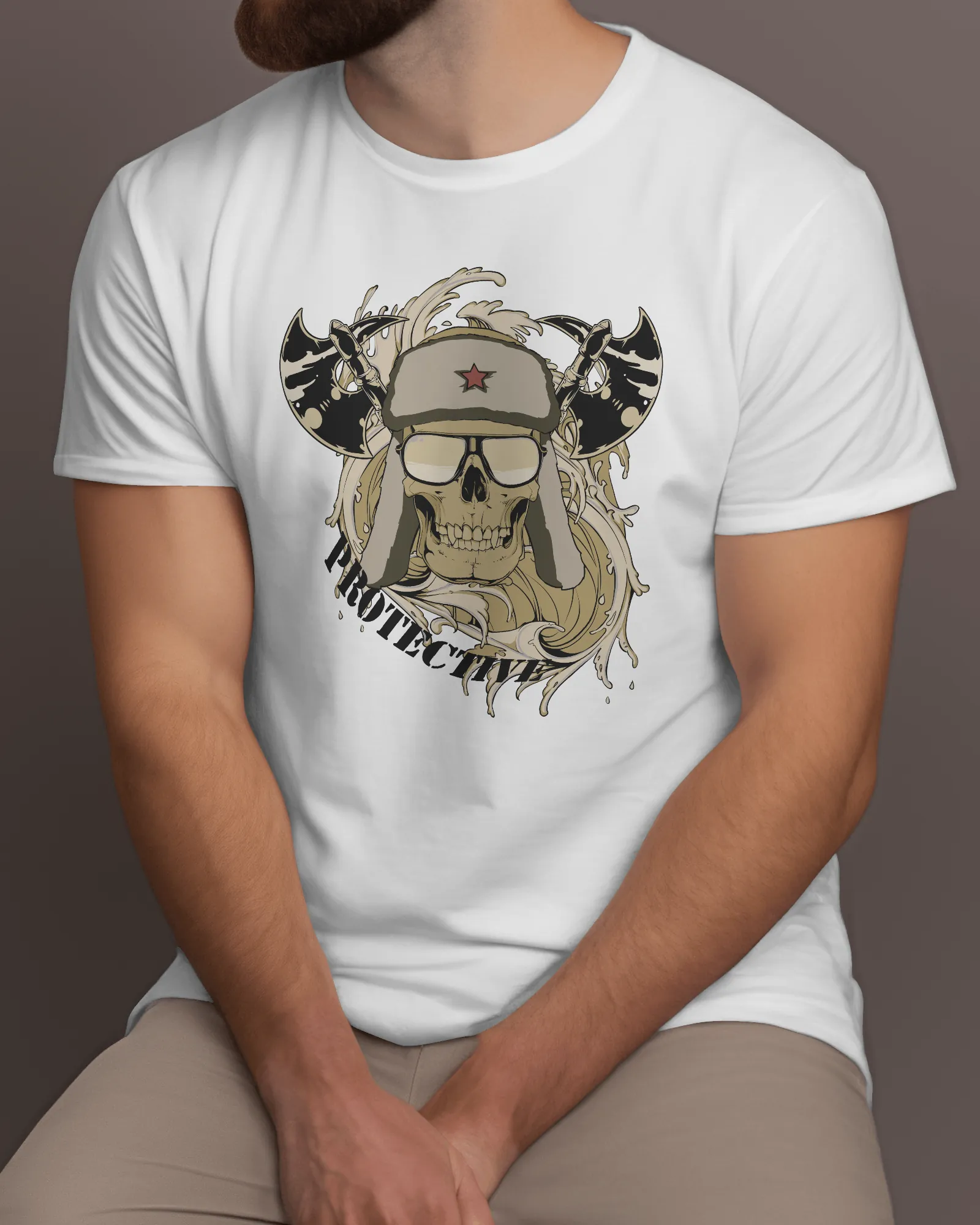 ['Premium Sheriff Skull Limited Edition Graphic T-shirt by YORD (T-Shirts) - photo 1 of 7', 'Premium Sheriff Skull Limited Edition Graphic T-shirt by YORD (T-Shirts) - photo 2 of 7', 'Premium Sheriff Skull Limited Edition Graphic T-shirt by YORD (T-Shirts) - photo 3 of 7', 'Premium Sheriff Skull Limited Edition Graphic T-shirt by YORD (T-Shirts) - photo 4 of 7', 'Premium Sheriff Skull Limited Edition Graphic T-shirt by YORD (T-Shirts) - photo 5 of 7', 'Premium Sheriff Skull Limited Edition Graphic T-shirt b