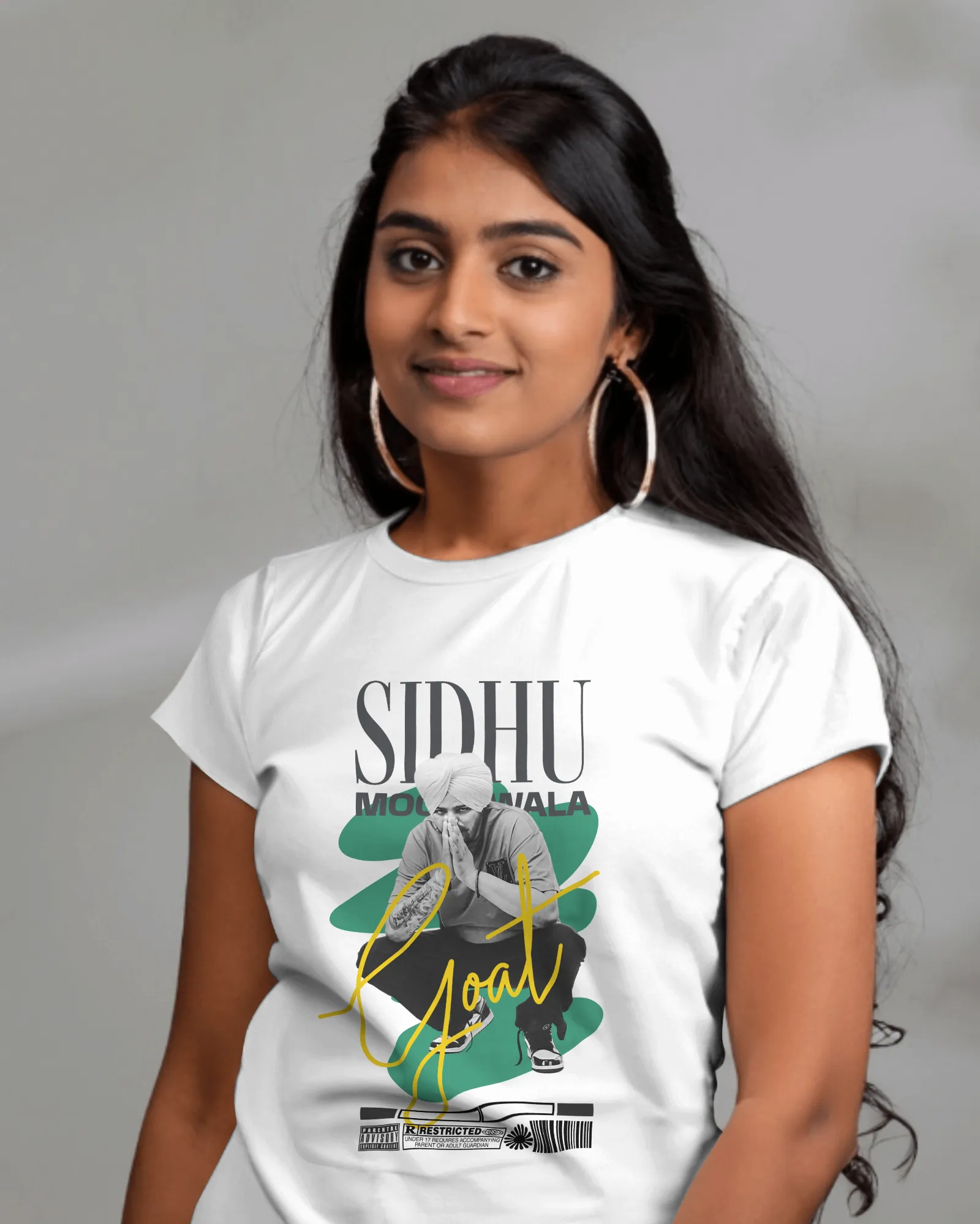 ['Premium Regular Sidhu Moosewala GOAT Edition White T-shirt by YORD (T-Shirts) - photo 1 of 7', 'Premium Regular Sidhu Moosewala GOAT Edition White T-shirt by YORD (T-Shirts) - photo 2 of 7', 'Premium Regular Sidhu Moosewala GOAT Edition White T-shirt by YORD (T-Shirts) - photo 3 of 7', 'Premium Regular Sidhu Moosewala GOAT Edition White T-shirt by YORD (T-Shirts) - photo 4 of 7', 'Premium Regular Sidhu Moosewala GOAT Edition White T-shirt by YORD (T-Shirts) - photo 5 of 7', 'Premium Regular Sidhu Moosewal