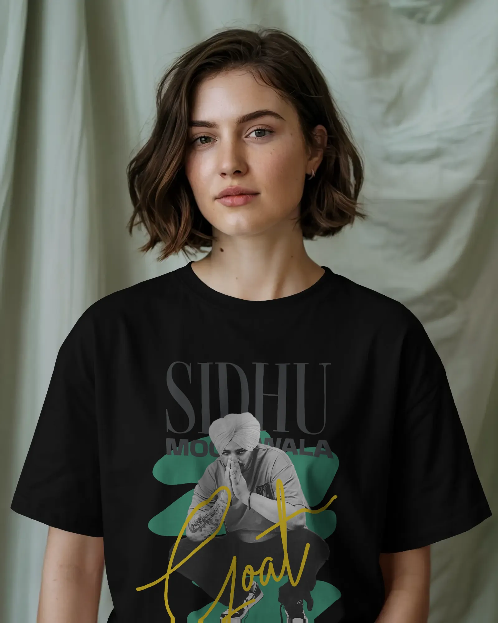 ['Premium Sidhu Moosewala GOAT Limited Edition Oversized T-shirt by YORD (T-Shirts) - photo 1 of 11', 'Premium Sidhu Moosewala GOAT Limited Edition Oversized T-shirt by YORD (T-Shirts) - photo 2 of 11', 'Premium Sidhu Moosewala GOAT Limited Edition Oversized T-shirt by YORD (T-Shirts) - photo 3 of 11', 'Premium Sidhu Moosewala GOAT Limited Edition Oversized T-shirt by YORD (T-Shirts) - photo 4 of 11', 'Premium Sidhu Moosewala GOAT Limited Edition Oversized T-shirt by YORD (T-Shirts) - photo 5 of 11', 'Premi