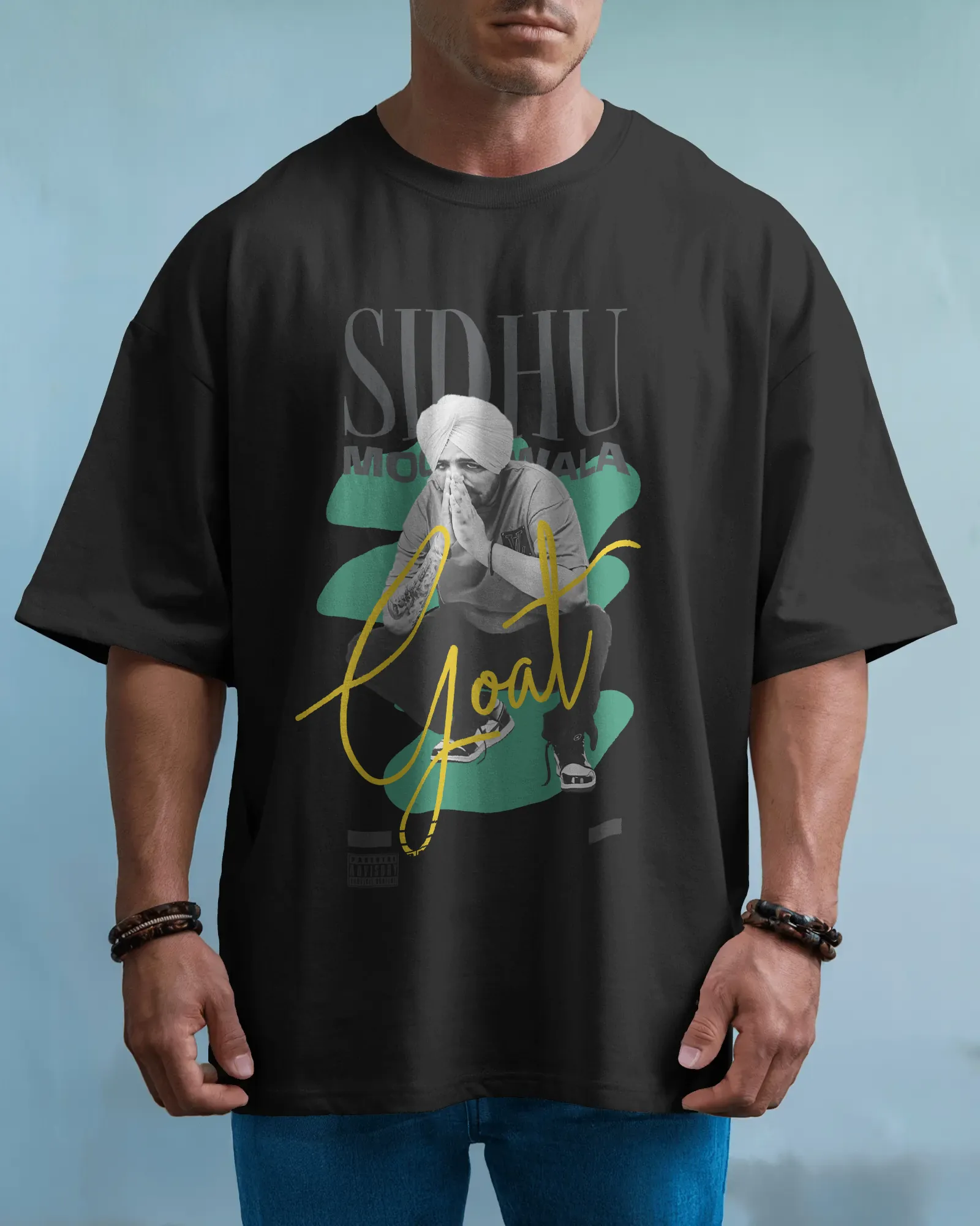 ['Premium Sidhu Moosewala GOAT Limited Edition Oversized T-shirt by YORD (T-Shirts) - photo 1 of 11', 'Premium Sidhu Moosewala GOAT Limited Edition Oversized T-shirt by YORD (T-Shirts) - photo 2 of 11', 'Premium Sidhu Moosewala GOAT Limited Edition Oversized T-shirt by YORD (T-Shirts) - photo 3 of 11', 'Premium Sidhu Moosewala GOAT Limited Edition Oversized T-shirt by YORD (T-Shirts) - photo 4 of 11', 'Premium Sidhu Moosewala GOAT Limited Edition Oversized T-shirt by YORD (T-Shirts) - photo 5 of 11', 'Premi