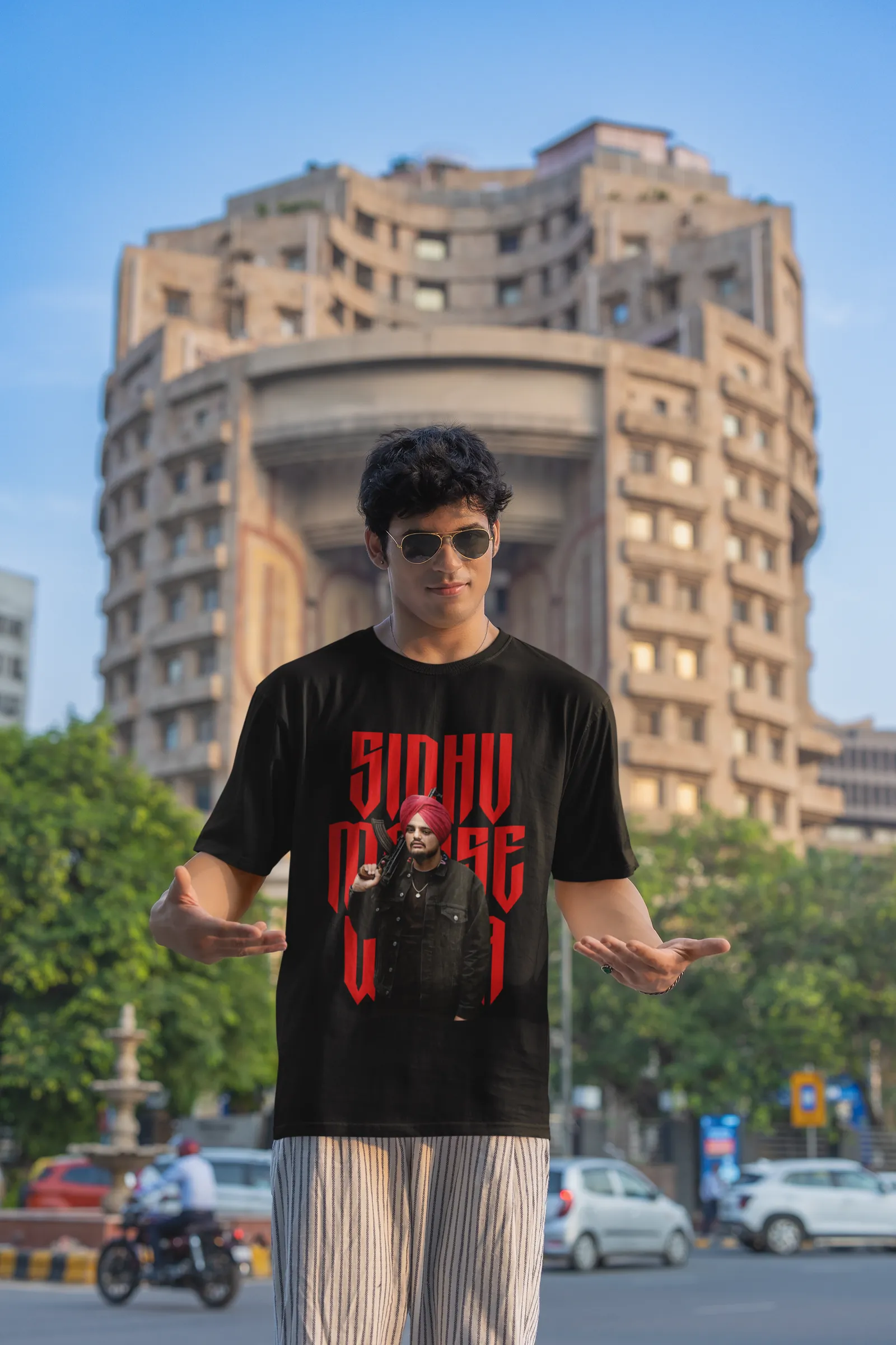 ['Premium Sidhu Moosewala Limited Edition Oversized T-shirt by YORD (T-Shirts) - photo 1 of 10', 'Premium Sidhu Moosewala Limited Edition Oversized T-shirt by YORD (T-Shirts) - photo 2 of 10', 'Premium Sidhu Moosewala Limited Edition Oversized T-shirt by YORD (T-Shirts) - photo 3 of 10', 'Premium Sidhu Moosewala Limited Edition Oversized T-shirt by YORD (T-Shirts) - photo 4 of 10', 'Premium Sidhu Moosewala Limited Edition Oversized T-shirt by YORD (T-Shirts) - photo 5 of 10', 'Premium Sidhu Moosewala Limite