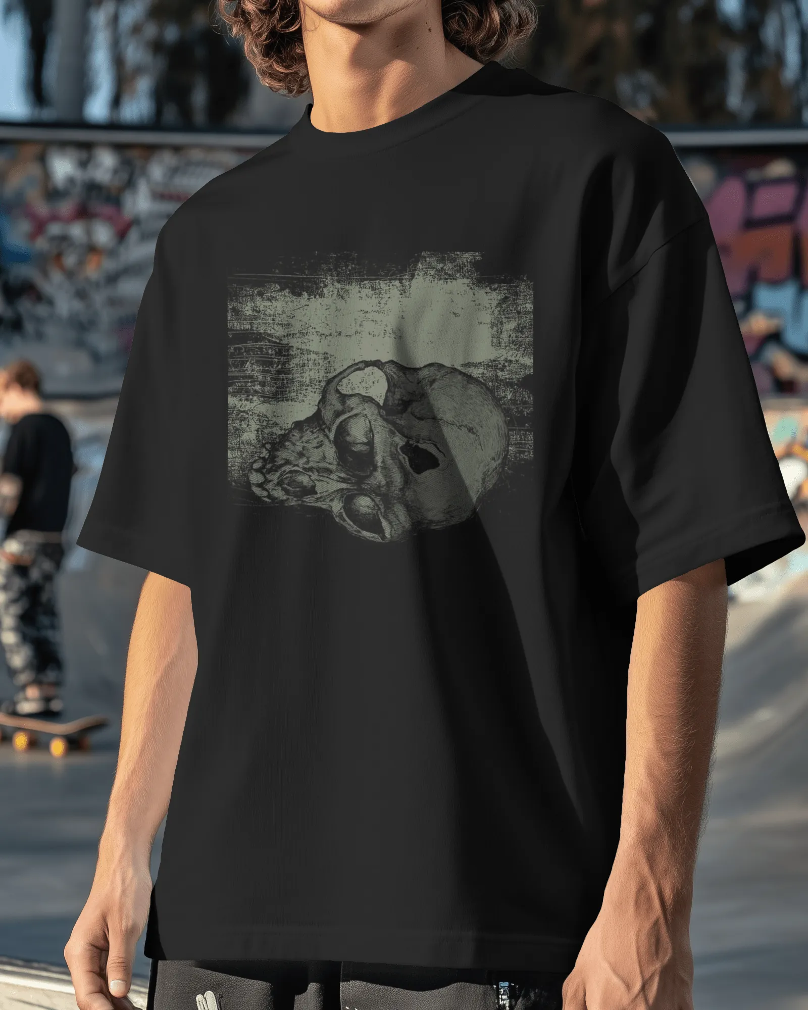 ['Premium Skull Distressed Graphic Oversized T-shirt by YORD (T-Shirts) - photo 1 of 11', 'Premium Skull Distressed Graphic Oversized T-shirt by YORD (T-Shirts) - photo 2 of 11', 'Premium Skull Distressed Graphic Oversized T-shirt by YORD (T-Shirts) - photo 3 of 11', 'Premium Skull Distressed Graphic Oversized T-shirt by YORD (T-Shirts) - photo 4 of 11', 'Premium Skull Distressed Graphic Oversized T-shirt by YORD (T-Shirts) - photo 5 of 11', 'Premium Skull Distressed Graphic Oversized T-shirt by YORD (T-Shi