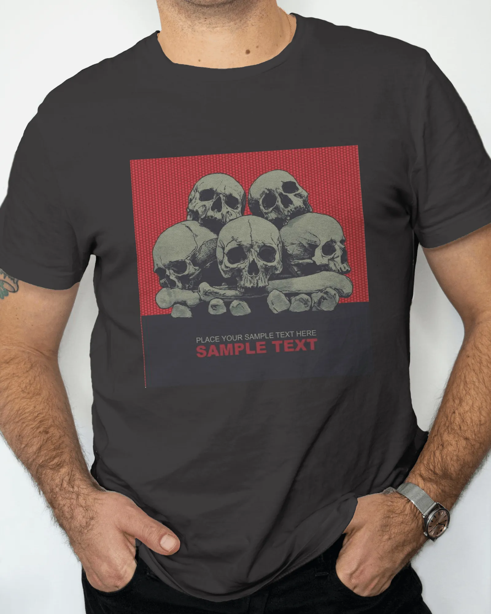 ['Premium Skull Pile Graphic Regular T-Shirt by YORD (T-Shirts) - photo 1 of 5', 'Premium Skull Pile Graphic Regular T-Shirt by YORD (T-Shirts) - photo 2 of 5', 'Premium Skull Pile Graphic Regular T-Shirt by YORD (T-Shirts) - photo 3 of 5', 'Premium Skull Pile Graphic Regular T-Shirt by YORD (T-Shirts) - photo 4 of 5', 'Premium Skull Pile Graphic Regular T-Shirt by YORD (T-Shirts) - photo 5 of 5']