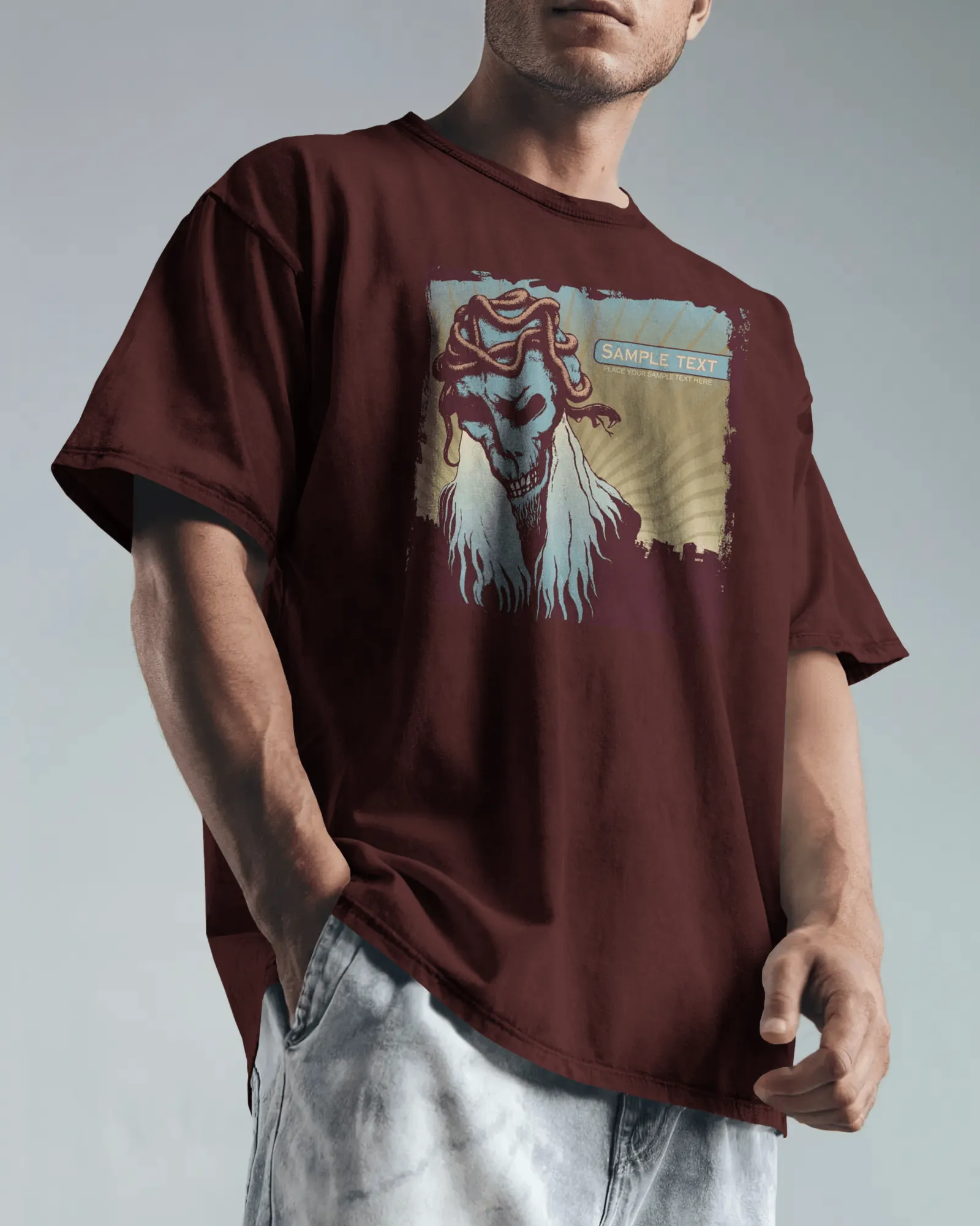 ['Premium Skull Serpent Oversized Graphic T-shirt - Burgundy by YORD (T-Shirts) - photo 1 of 8', 'Premium Skull Serpent Oversized Graphic T-shirt - Burgundy by YORD (T-Shirts) - photo 2 of 8', 'Premium Skull Serpent Oversized Graphic T-shirt - Burgundy by YORD (T-Shirts) - photo 3 of 8', 'Premium Skull Serpent Oversized Graphic T-shirt - Burgundy by YORD (T-Shirts) - photo 4 of 8', 'Premium Skull Serpent Oversized Graphic T-shirt - Burgundy by YORD (T-Shirts) - photo 5 of 8', 'Premium Skull Serpent Oversize