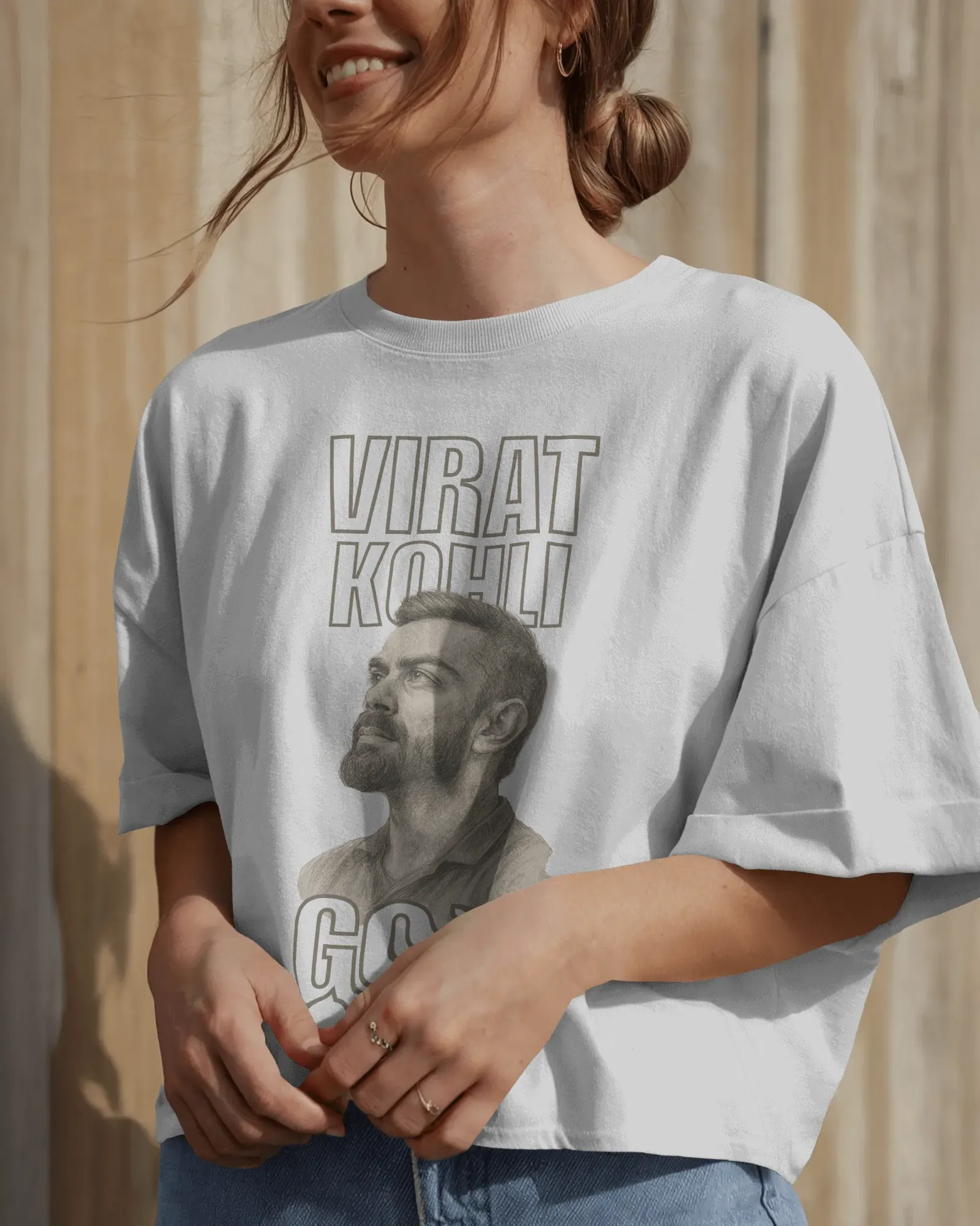 ['Premium Virat Kohli GOAT 18 Oversized T-shirt | Limited Edition by YORD (T-Shirts) - photo 1 of 8', 'Premium Virat Kohli GOAT 18 Oversized T-shirt | Limited Edition by YORD (T-Shirts) - photo 2 of 8', 'Premium Virat Kohli GOAT 18 Oversized T-shirt | Limited Edition by YORD (T-Shirts) - photo 3 of 8', 'Premium Virat Kohli GOAT 18 Oversized T-shirt | Limited Edition by YORD (T-Shirts) - photo 4 of 8', 'Premium Virat Kohli GOAT 18 Oversized T-shirt | Limited Edition by YORD (T-Shirts) - photo 5 of 8', 'Premi