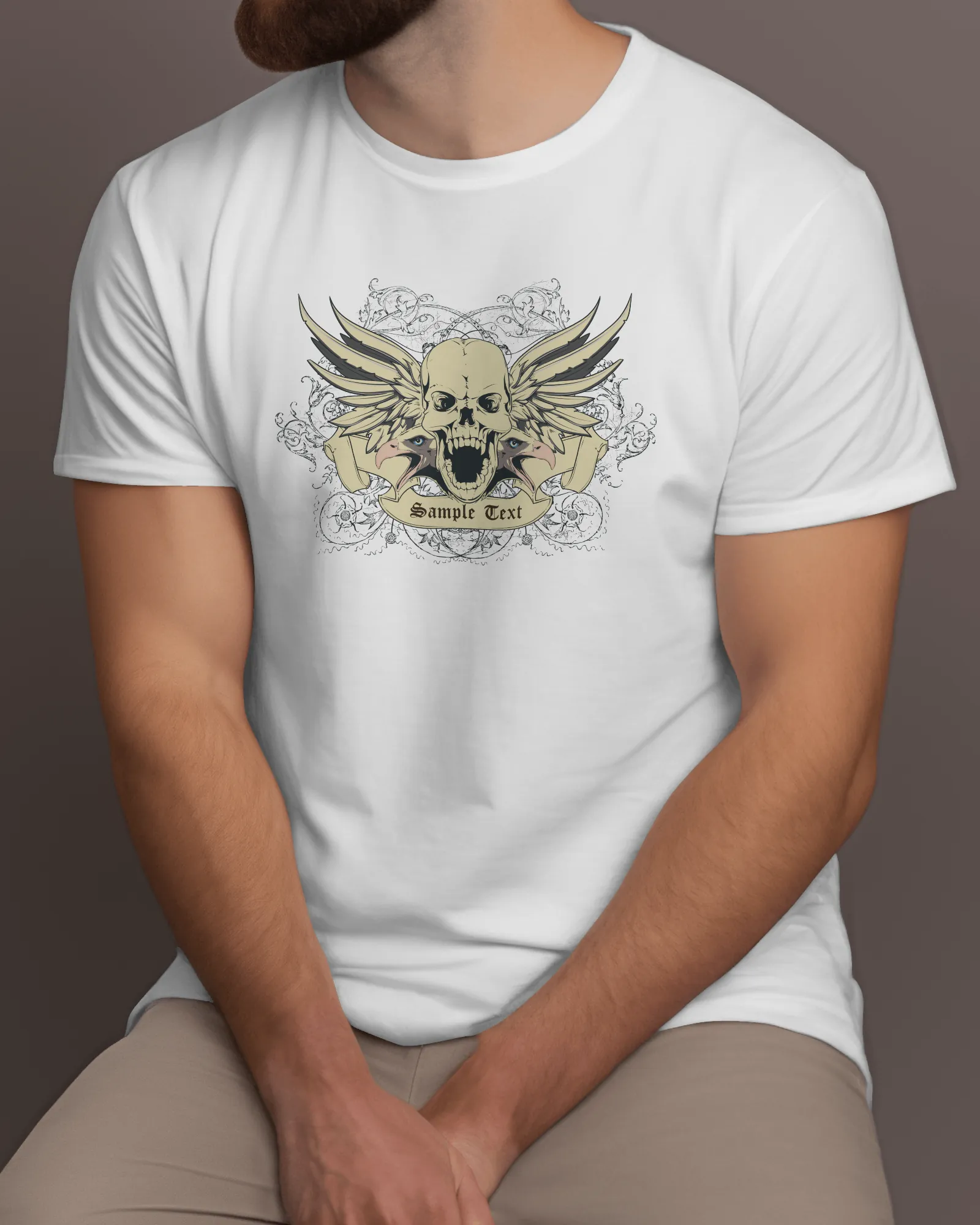 ['Premium Winged Skull Graphic Regular T-shirt by YORD (T-Shirts) - photo 1 of 6', 'Premium Winged Skull Graphic Regular T-shirt by YORD (T-Shirts) - photo 2 of 6', 'Premium Winged Skull Graphic Regular T-shirt by YORD (T-Shirts) - photo 3 of 6', 'Premium Winged Skull Graphic Regular T-shirt by YORD (T-Shirts) - photo 4 of 6', 'Premium Winged Skull Graphic Regular T-shirt by YORD (T-Shirts) - photo 5 of 6', 'Premium Winged Skull Graphic Regular T-shirt by YORD (T-Shirts) - photo 6 of 6']