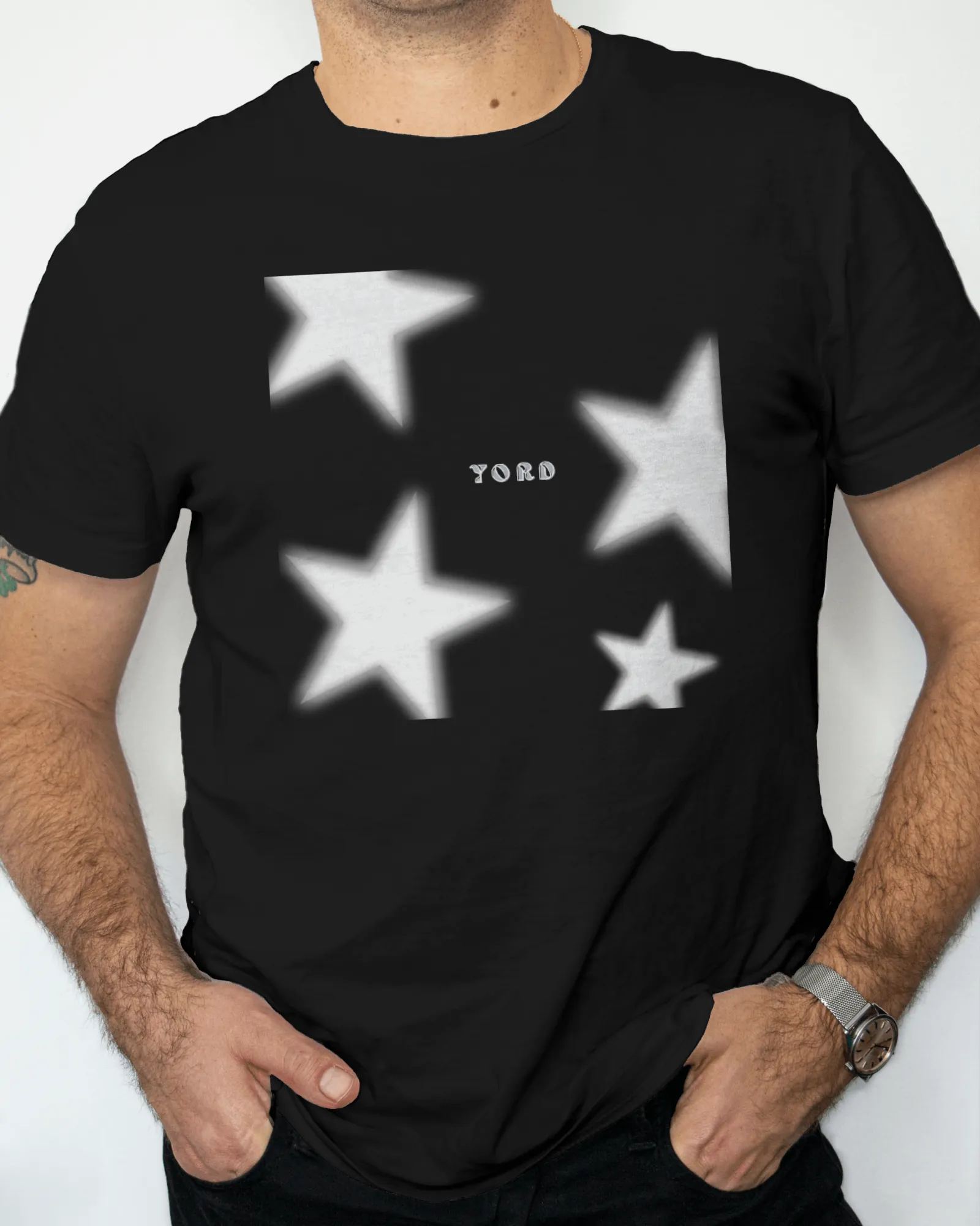 ['Premium YORD Star Glow Print Black Regular  T-Shirt - Limited Edition by YORD (T-Shirts) - photo 1 of 6', 'Premium YORD Star Glow Print Black Regular  T-Shirt - Limited Edition by YORD (T-Shirts) - photo 2 of 6', 'Premium YORD Star Glow Print Black Regular  T-Shirt - Limited Edition by YORD (T-Shirts) - photo 3 of 6', 'Premium YORD Star Glow Print Black Regular  T-Shirt - Limited Edition by YORD (T-Shirts) - photo 4 of 6', 'Premium YORD Star Glow Print Black Regular  T-Shirt - Limited Edition by YORD (T-S