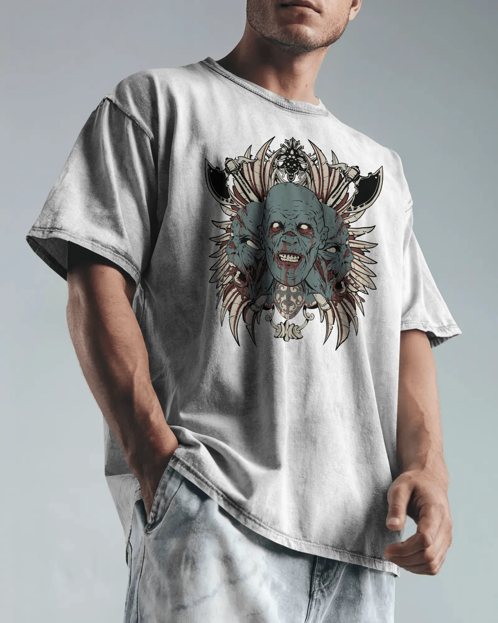 ['Premium Zombie Creature Gothic Oversized T-shirt by YORD (T-Shirts) - photo 1 of 10', 'Premium Zombie Creature Gothic Oversized T-shirt by YORD (T-Shirts) - photo 2 of 10', 'Premium Zombie Creature Gothic Oversized T-shirt by YORD (T-Shirts) - photo 3 of 10', 'Premium Zombie Creature Gothic Oversized T-shirt by YORD (T-Shirts) - photo 4 of 10', 'Premium Zombie Creature Gothic Oversized T-shirt by YORD (T-Shirts) - photo 5 of 10', 'Premium Zombie Creature Gothic Oversized T-shirt by YORD (T-Shirts) - photo