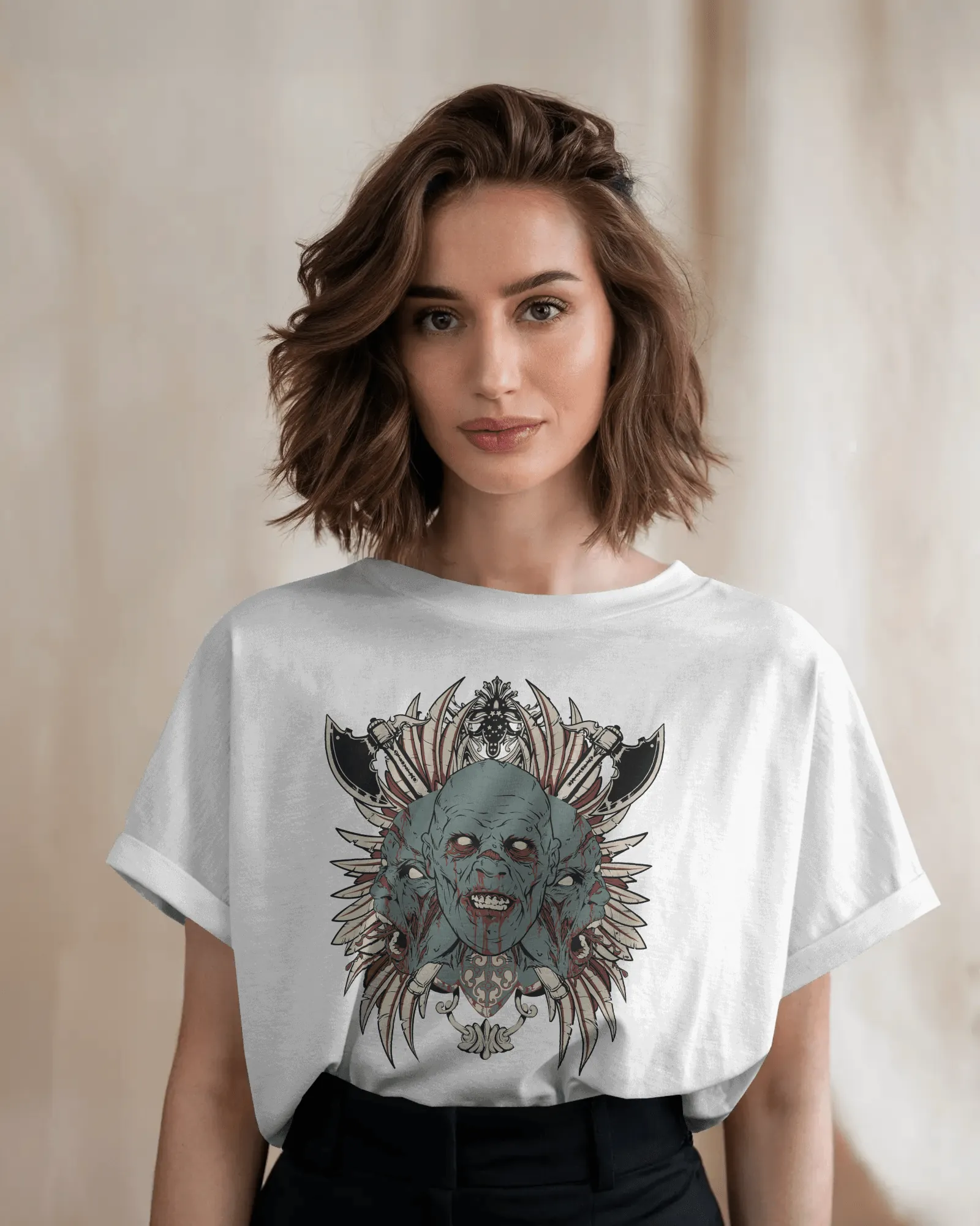 ['Premium Zombie Creature Gothic Oversized T-shirt by YORD (T-Shirts) - photo 1 of 10', 'Premium Zombie Creature Gothic Oversized T-shirt by YORD (T-Shirts) - photo 2 of 10', 'Premium Zombie Creature Gothic Oversized T-shirt by YORD (T-Shirts) - photo 3 of 10', 'Premium Zombie Creature Gothic Oversized T-shirt by YORD (T-Shirts) - photo 4 of 10', 'Premium Zombie Creature Gothic Oversized T-shirt by YORD (T-Shirts) - photo 5 of 10', 'Premium Zombie Creature Gothic Oversized T-shirt by YORD (T-Shirts) - photo