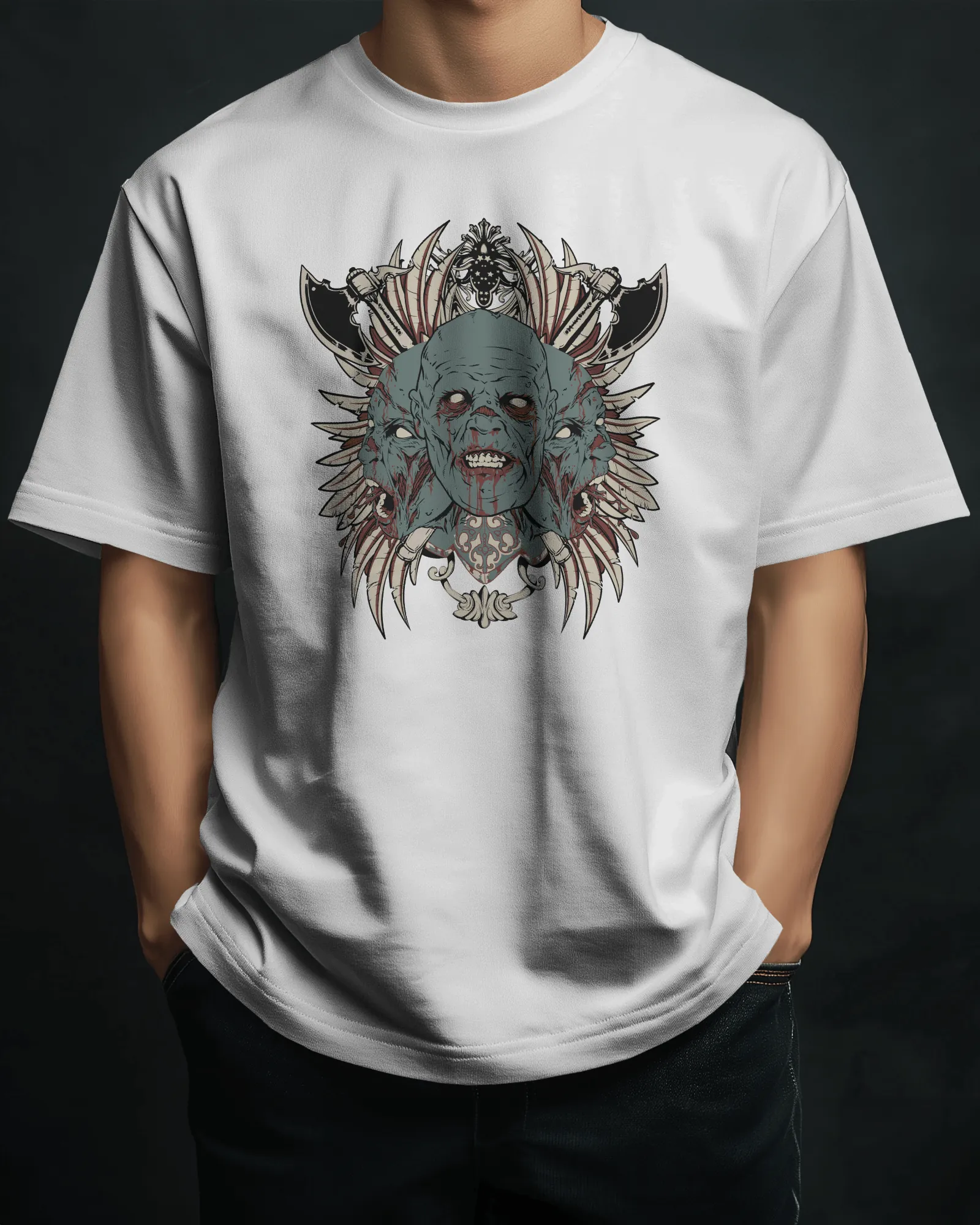 ['Premium Zombie Creature Gothic Oversized T-shirt by YORD (T-Shirts) - photo 1 of 10', 'Premium Zombie Creature Gothic Oversized T-shirt by YORD (T-Shirts) - photo 2 of 10', 'Premium Zombie Creature Gothic Oversized T-shirt by YORD (T-Shirts) - photo 3 of 10', 'Premium Zombie Creature Gothic Oversized T-shirt by YORD (T-Shirts) - photo 4 of 10', 'Premium Zombie Creature Gothic Oversized T-shirt by YORD (T-Shirts) - photo 5 of 10', 'Premium Zombie Creature Gothic Oversized T-shirt by YORD (T-Shirts) - photo