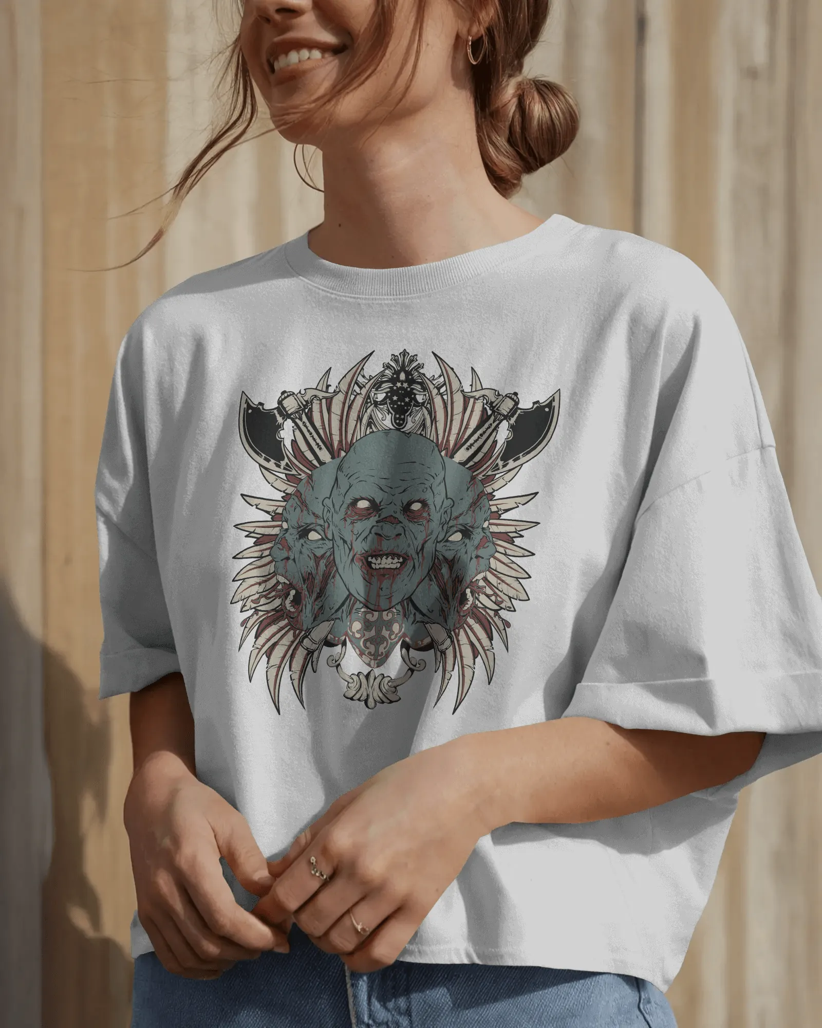 ['Premium Zombie Creature Gothic Oversized T-shirt by YORD (T-Shirts) - photo 1 of 10', 'Premium Zombie Creature Gothic Oversized T-shirt by YORD (T-Shirts) - photo 2 of 10', 'Premium Zombie Creature Gothic Oversized T-shirt by YORD (T-Shirts) - photo 3 of 10', 'Premium Zombie Creature Gothic Oversized T-shirt by YORD (T-Shirts) - photo 4 of 10', 'Premium Zombie Creature Gothic Oversized T-shirt by YORD (T-Shirts) - photo 5 of 10', 'Premium Zombie Creature Gothic Oversized T-shirt by YORD (T-Shirts) - photo