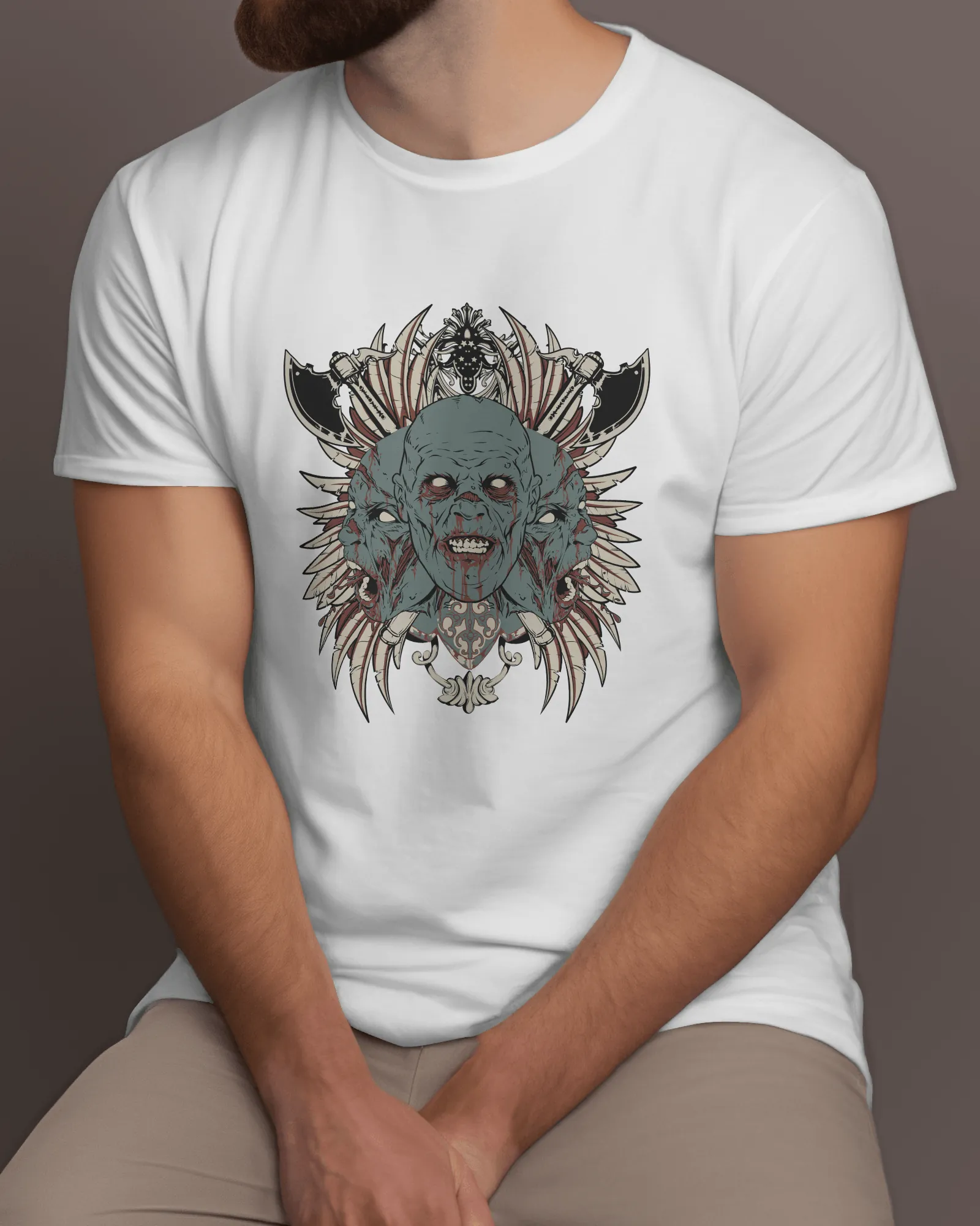 ['Premium Zombie Tribal Fusion Regular T-shirt by YORD (T-Shirts) - photo 1 of 7', 'Premium Zombie Tribal Fusion Regular T-shirt by YORD (T-Shirts) - photo 2 of 7', 'Premium Zombie Tribal Fusion Regular T-shirt by YORD (T-Shirts) - photo 3 of 7', 'Premium Zombie Tribal Fusion Regular T-shirt by YORD (T-Shirts) - photo 4 of 7', 'Premium Zombie Tribal Fusion Regular T-shirt by YORD (T-Shirts) - photo 5 of 7', 'Premium Zombie Tribal Fusion Regular T-shirt by YORD (T-Shirts) - photo 6 of 7', 'Premium Zombie Tri