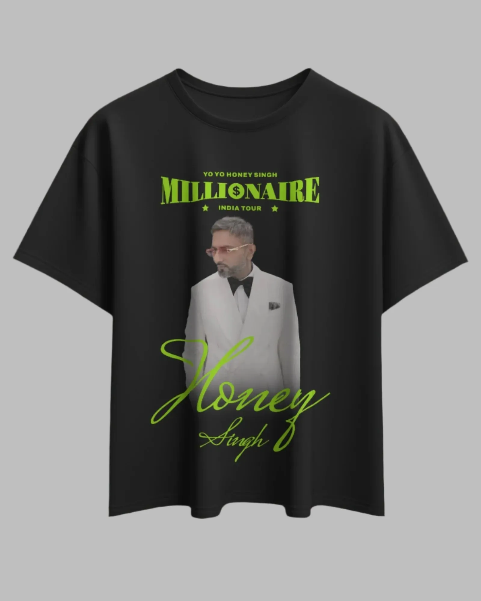 ['Yo Yo Honey Singh "Millionaire" India Tour Premium Concert T-Shirt With TWO Fridge Magnets FREE by YORD (T-Shirts) - photo 1 of 5', 'Yo Yo Honey Singh "Millionaire" India Tour Premium Concert T-Shirt With TWO Fridge Magnets FREE by YORD (T-Shirts) - photo 2 of 5', 'Yo Yo Honey Singh "Millionaire" India Tour Premium Concert T-Shirt With TWO Fridge Magnets FREE by YORD (T-Shirts) - photo 3 of 5', 'Yo Yo Honey Singh "Millionaire" India Tour Premium Concert T-Shirt With TWO Fridge Magnets FREE by YORD (T-Shir