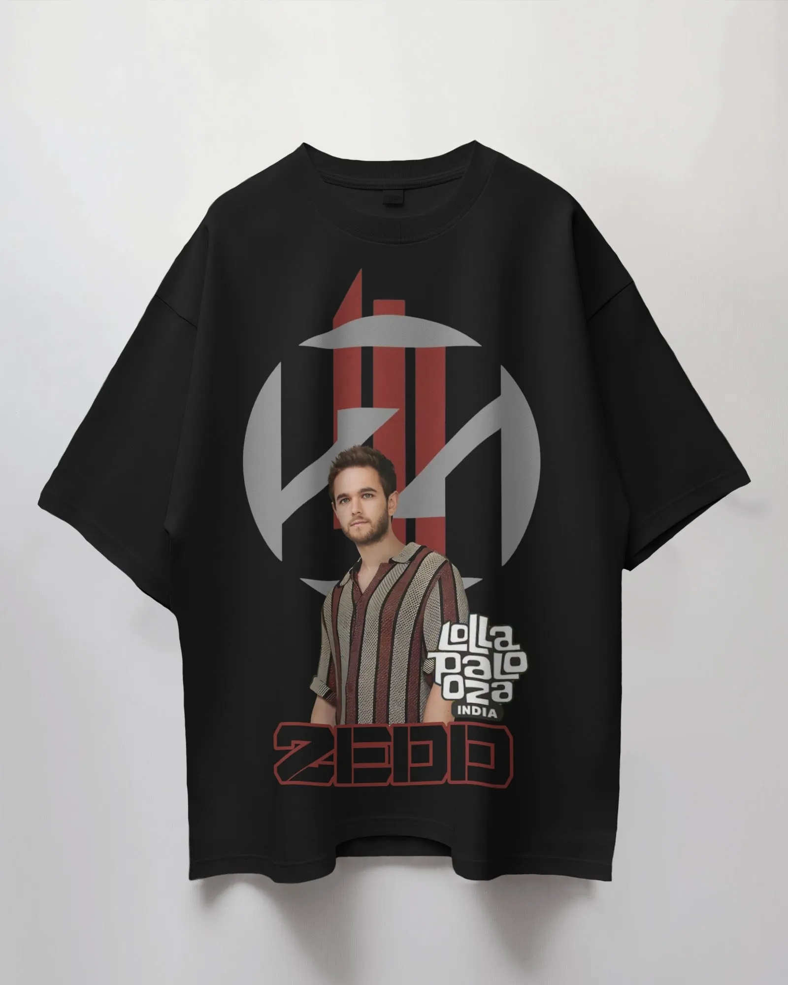 ZEDD Premium Oversized Luxury T-Shirt – Lollapalooza India Edition